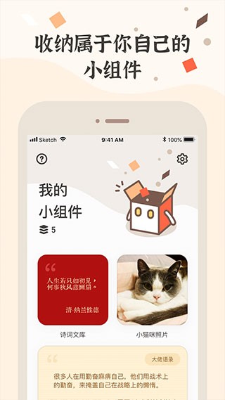 小组件盒子灵动岛